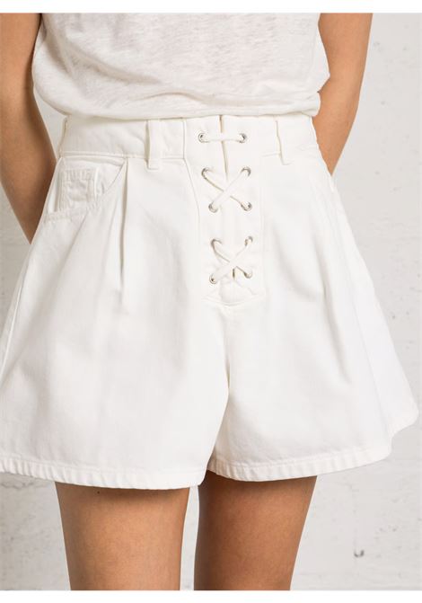 Shorts in cotone - Bianco  PYLAM Berenice | Shorts | 22PYLAMWHITE DENIM